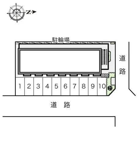 ★手数料０円★大阪市東住吉区住道矢田　月極駐車場（LP）